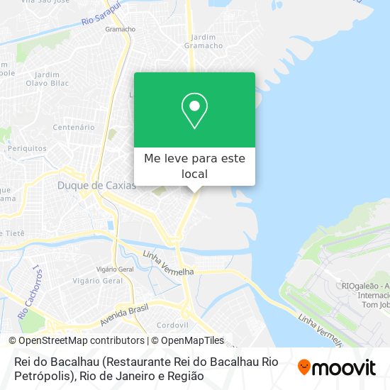 Rei do Bacalhau (Restaurante Rei do Bacalhau Rio Petrópolis) mapa