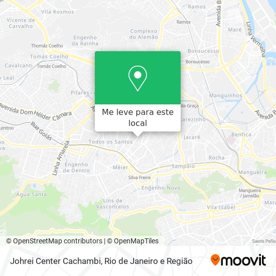 Johrei Center Cachambi mapa