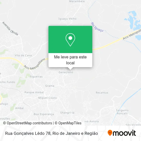 Rua Gonçalves Lêdo 78 mapa