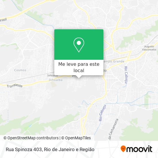 Rua Spinoza 403 mapa