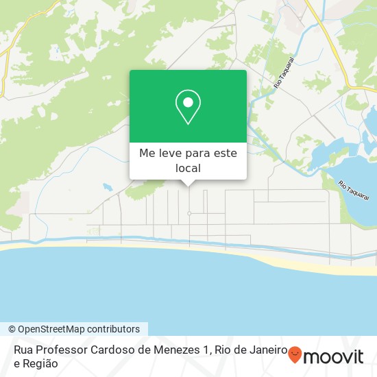 Rua Professor Cardoso de Menezes 1 mapa