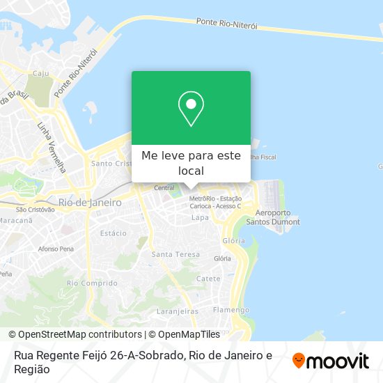 Rua Regente Feijó 26-A-Sobrado mapa