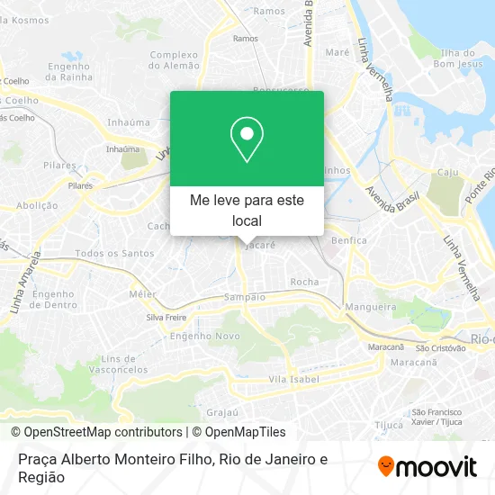 Praça Alberto Monteiro Filho mapa