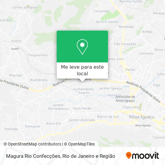 Magura Rio Confecções mapa