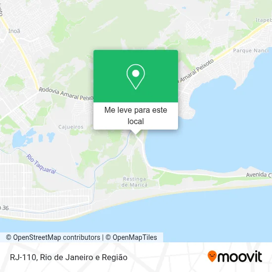 RJ-110 mapa