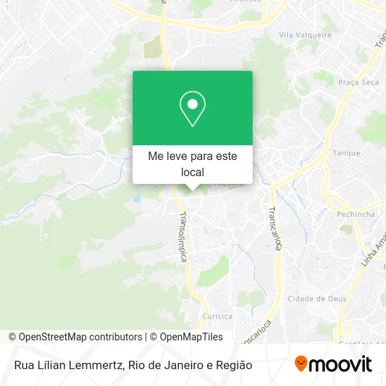 Rua Lílian Lemmertz mapa