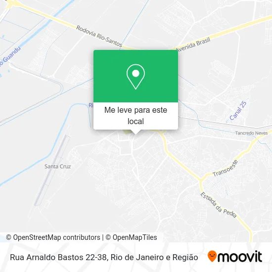 Rua Arnaldo Bastos 22-38 mapa