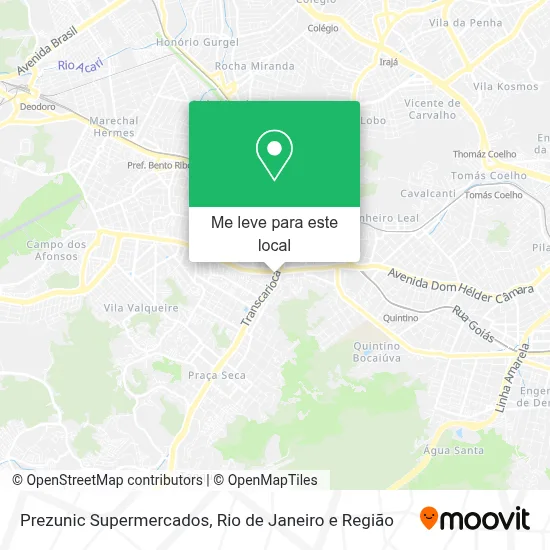 Prezunic Supermercados mapa