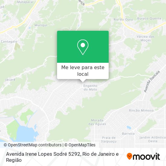 Avenida Irene Lopes Sodré 5292 mapa