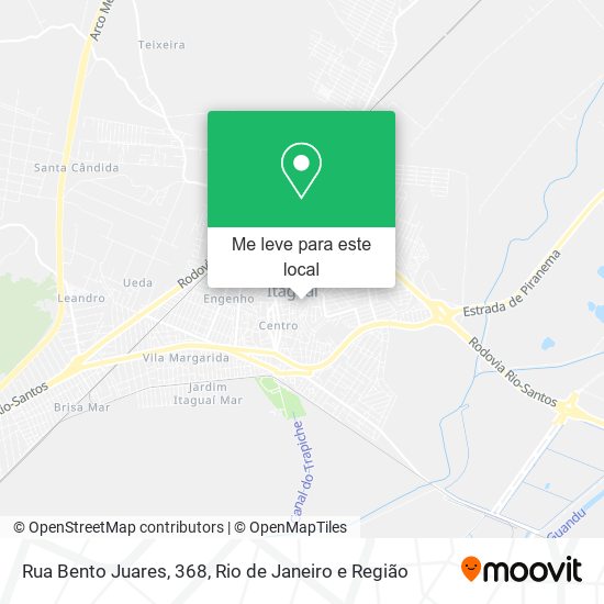Rua Bento Juares, 368 mapa