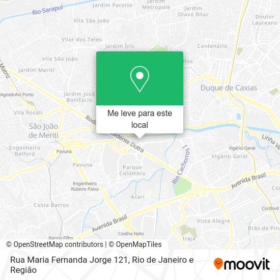 Rua Maria Fernanda Jorge 121 mapa