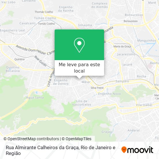 Rua Almirante Calheiros da Graça mapa