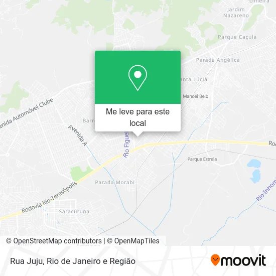 Rua Juju mapa
