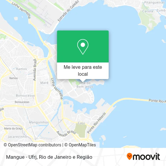 Mangue - Ufrj mapa