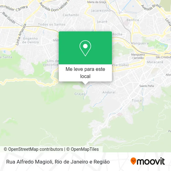 Rua Alfredo Magioli mapa