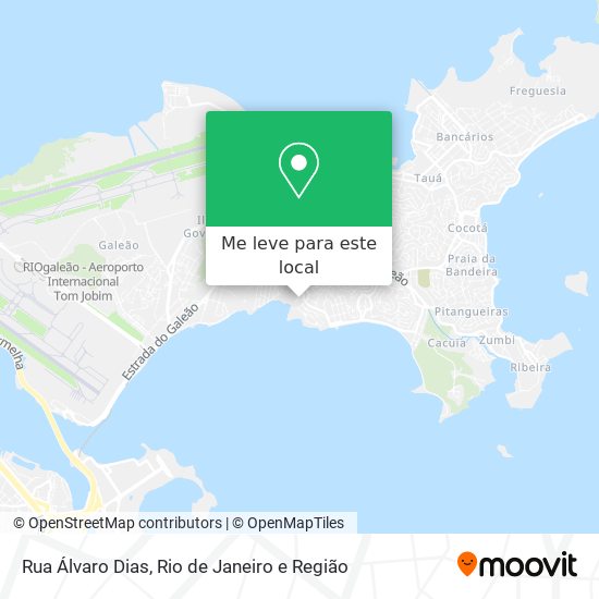 Rua Álvaro Dias mapa