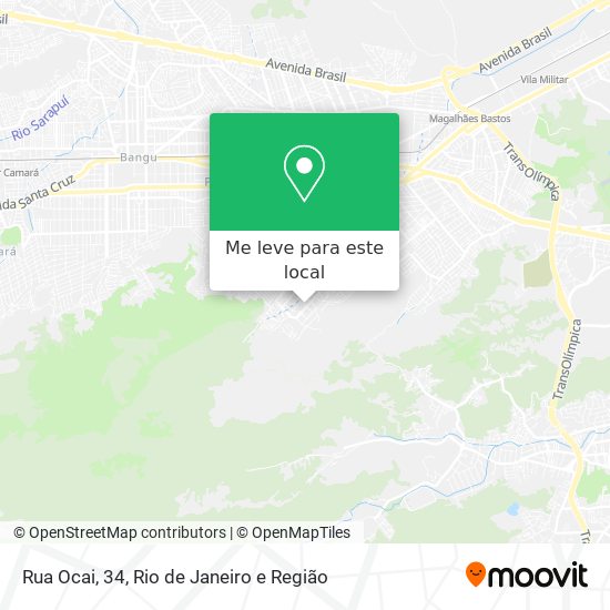 Rua Ocai, 34 mapa