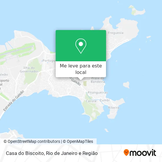 Casa do Biscoito mapa