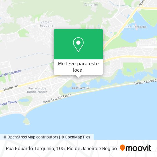 Rua Eduardo Tarquinio, 105 mapa