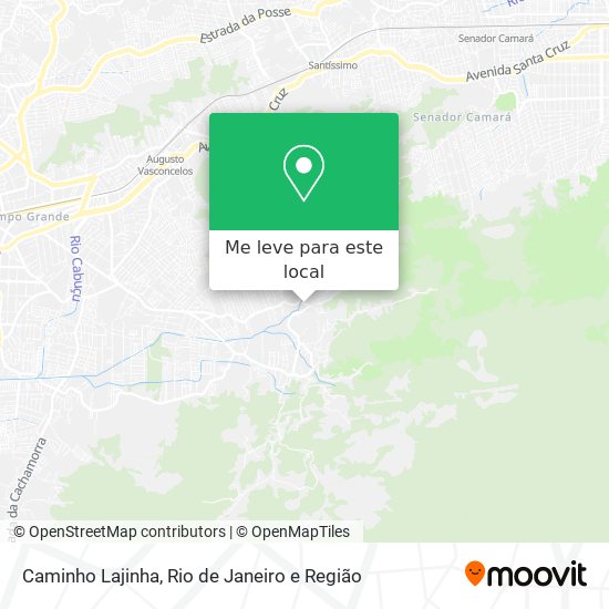 Caminho Lajinha mapa
