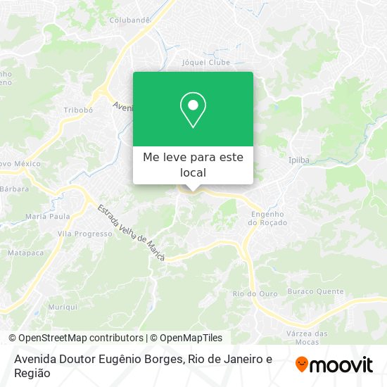 Avenida Doutor Eugênio Borges mapa