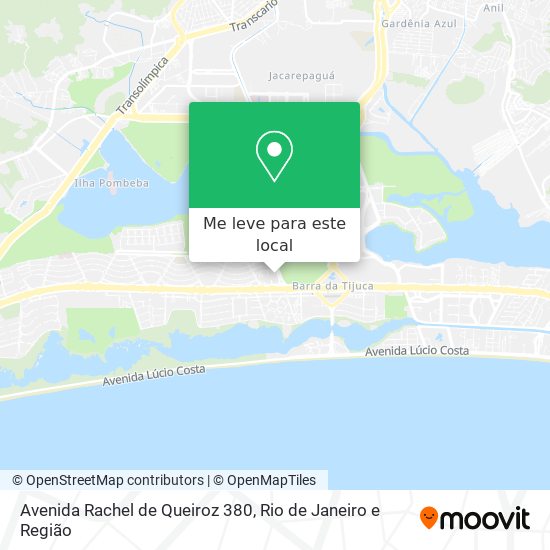 Avenida Rachel de Queiroz 380 mapa