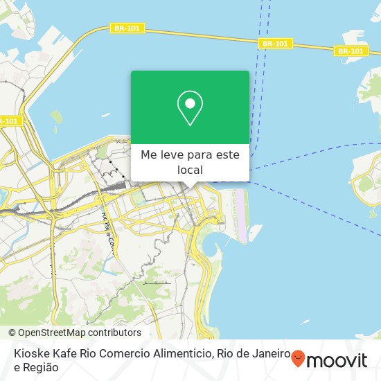 Kioske Kafe Rio Comercio Alimenticio mapa