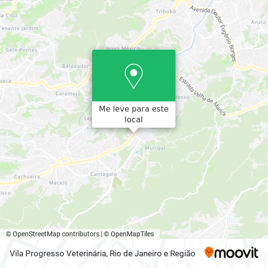Vila Progresso Veterinária mapa