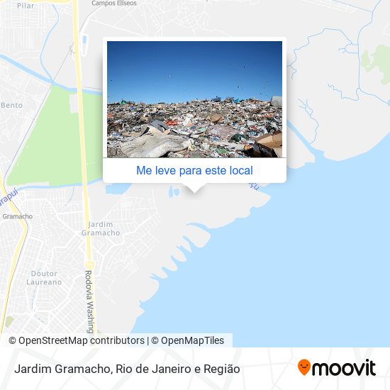 Jardim Gramacho mapa