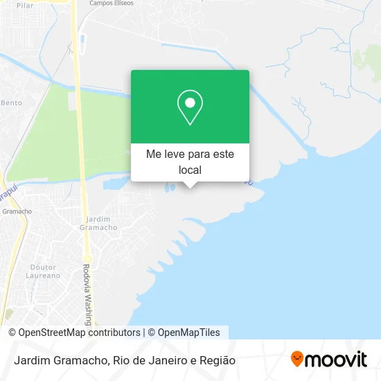 Jardim Gramacho mapa