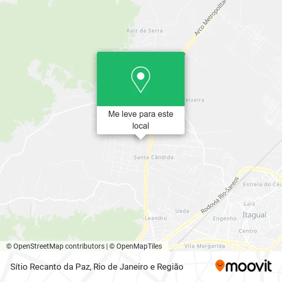 Sítio Recanto da Paz mapa