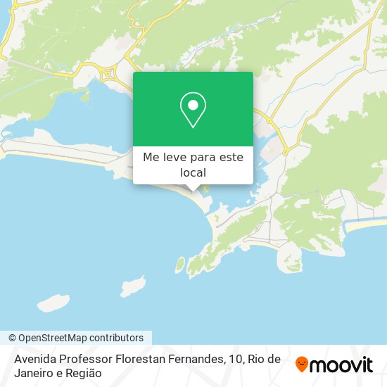 Avenida Professor Florestan Fernandes, 10 mapa