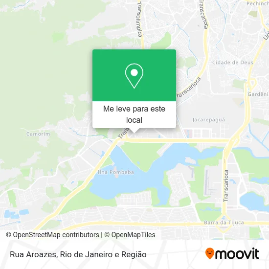 Rua Aroazes mapa
