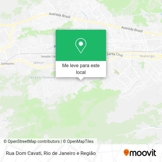 Rua Dom Cavati mapa