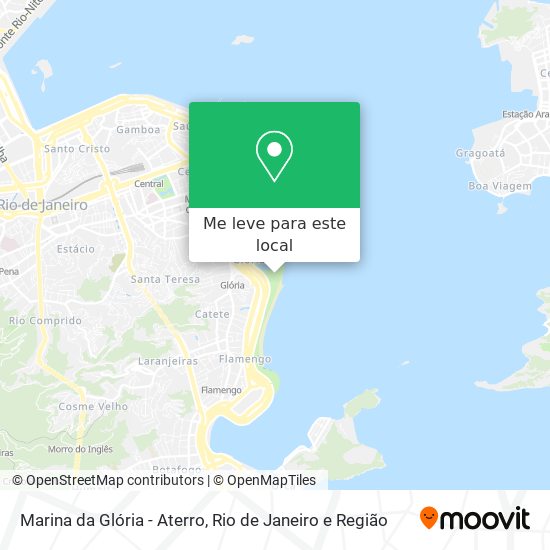 Marina da Glória - Aterro mapa