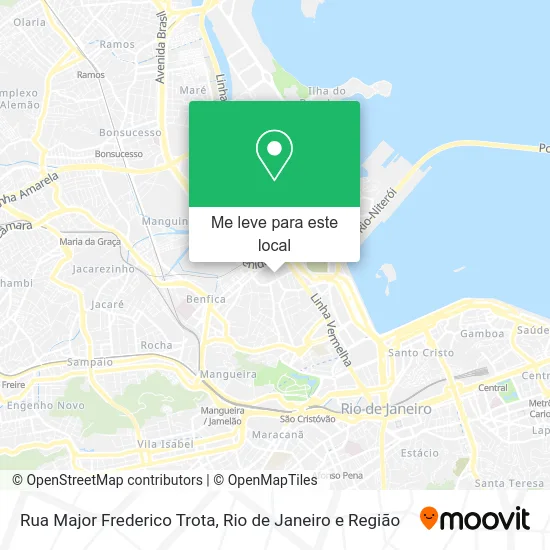 Rua Major Frederico Trota mapa