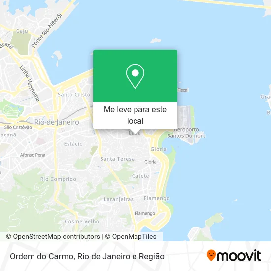 Ordem do Carmo mapa