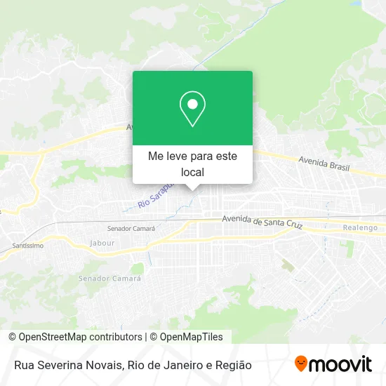 Rua Severina Novais mapa