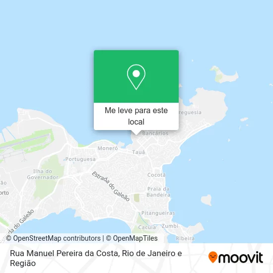 Rua Manuel Pereira da Costa mapa