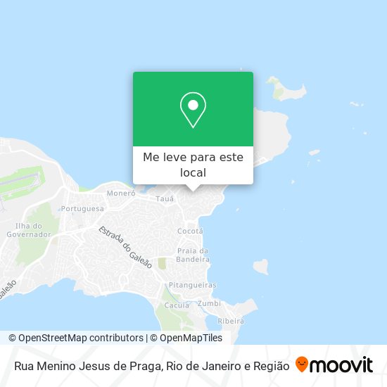 Rua Menino Jesus de Praga mapa