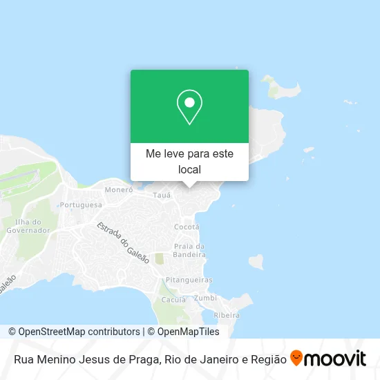 Rua Menino Jesus de Praga mapa