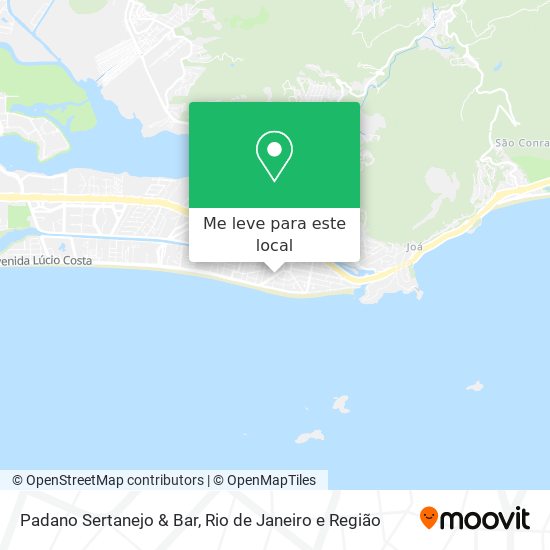 Padano Sertanejo & Bar mapa