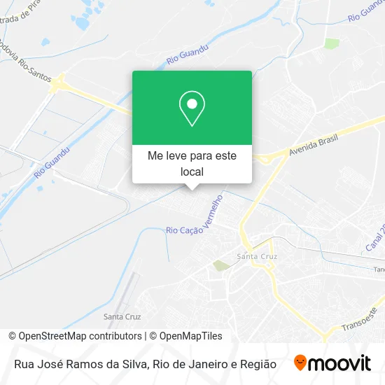 Rua José Ramos da Silva mapa