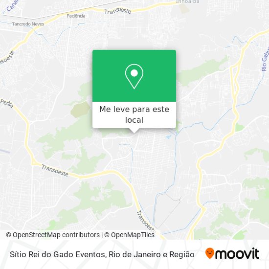 Sítio Rei do Gado Eventos mapa
