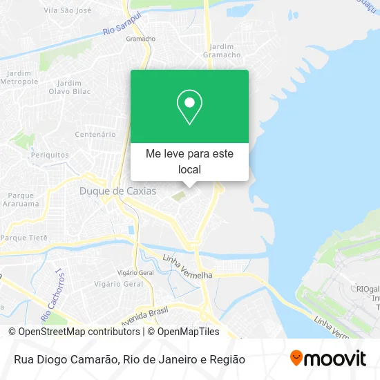 Rua Diogo Camarão mapa