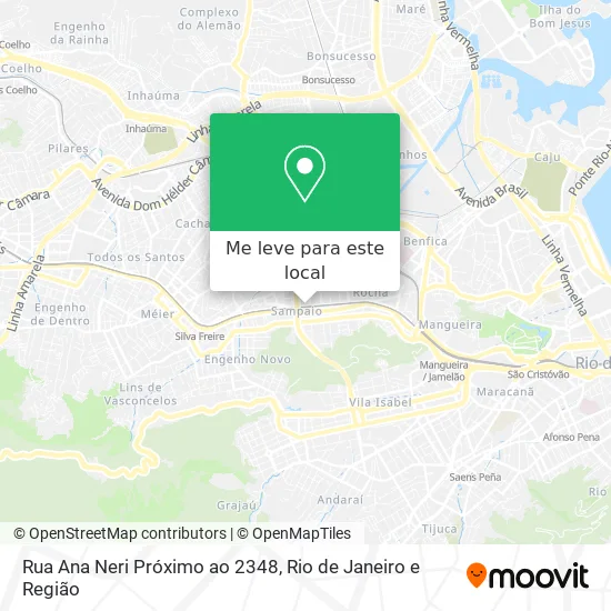 Rua Ana Neri Próximo ao 2348 mapa
