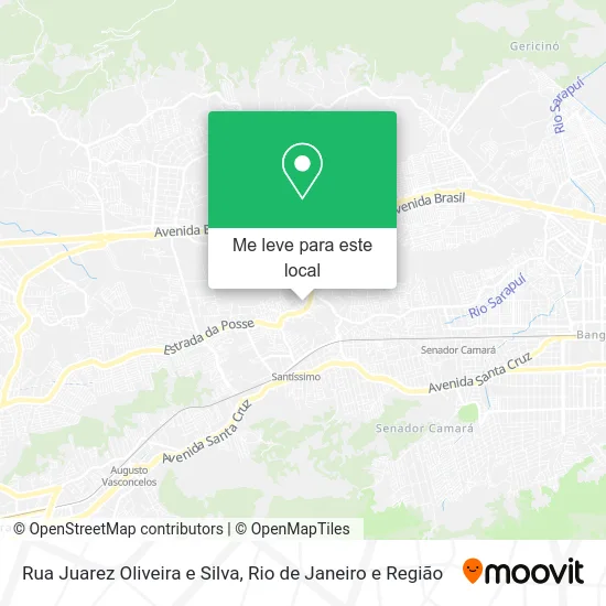 Rua Juarez Oliveira e Silva mapa