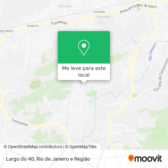 Largo do 40 mapa