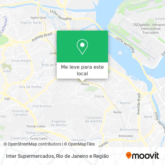 Inter Supermercados mapa