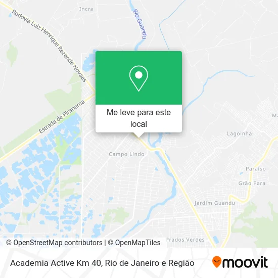 Academia Active Km 40 mapa